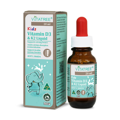 Kids Vitamin D3 & K2 Liquid