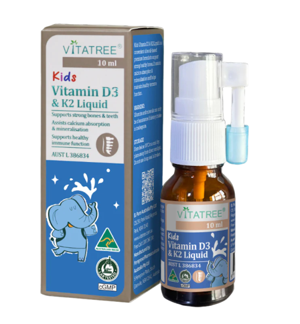 Kids Vitamin D3 & K2 Liquid