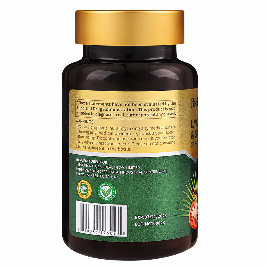 Lycopene & Saw Palmetto Capsules